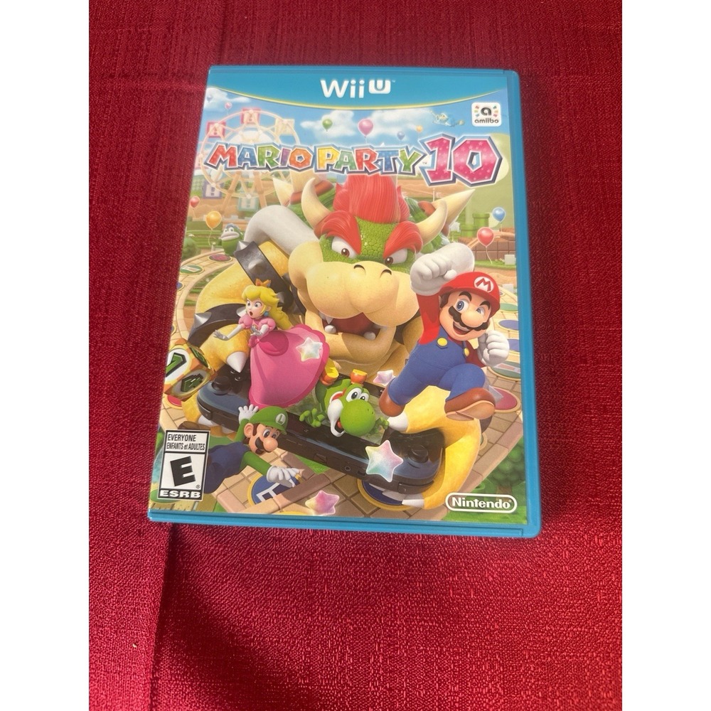 Mario Party 10 (Nintendo Wii U, 2015) - Complete CIB - Tested & Working